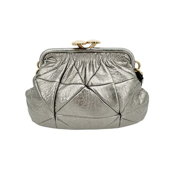 MARC JACOBS Collection Patchwork Metallic Leather Little Stam Bag in Silver - Picture 5 of 15